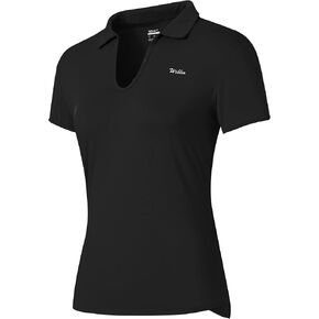 Willit Women's Tennis Shirts Quick Dry Golf Polo Shirts Short Sleeve Active Workout Shirts UPF 50+ Running Tops