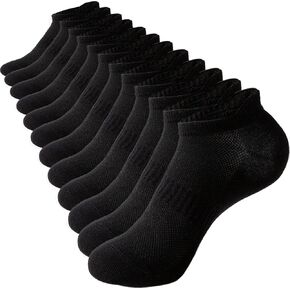 Irisbear Ankle Socks for Women, Running Athletic Low Cut Tab Socks Sports No Show Socks 6-Pairs