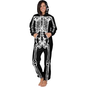 Nawoshow Women Men Long Sleeve Playsuit Adult Onesie Jumpsuit Pajamas