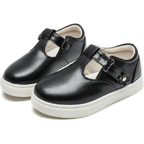 DADAWEN Girls Cute Mary Jane Flats School Uniform Shoes Comfort Sneakers (Toddler/Little Kid/Big Kid)