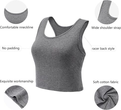 4 قطع المرأة تجريب المحاصيل الأعلى تانك - بسط أكمام بروتيل تنفس Racerback رياضية اليوغا قمم للمرأة in Kuwait