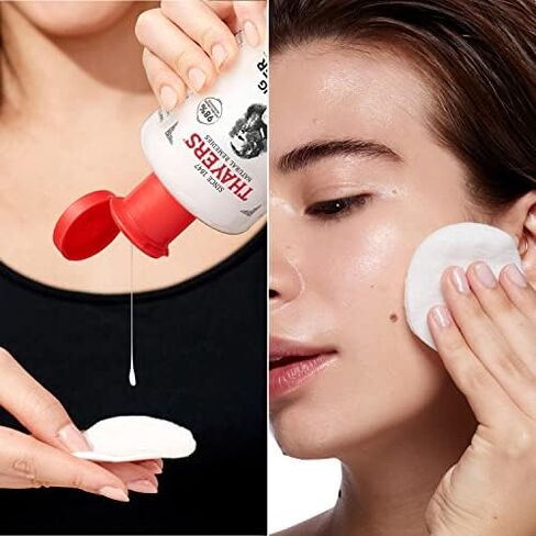 تونر حليبي للوجه من ثايرز مع فطر الثلج وحمض الهيالورونيك، تونر طبيعي لطيف للوجه، تم اختباره من قبل أطباء الجلدية، للبشرة الجافة والحساسة، 12 أونصة in Kuwait