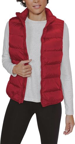 JIHUILAI Womens Puffer Vest Lightweight Stand Collar Sleeveless Vest with Zipper Pockets Travel and Outdoor Puffy Vest Women in Saudi Arabia