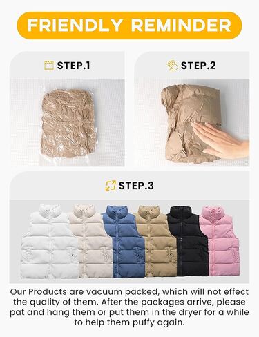 MISSFASHION سترة منتفخة بدون أكمام للنساء مبطنة بسحاب مبطن سترة معطف أسود ملابس خارجية in Kuwait