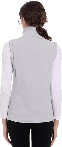 alblanc Womens Fleece Vest,Midweight Warm Sleeveless Polar Soft Fleece Vest,Fleece Vest for Women Zip up in Saudi Arabia
