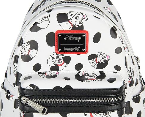 Loungefly Disney 101 Dalmatians Spots and Pups Lucky Penny Patch Allover Print Mini Backpack in Saudi Arabia