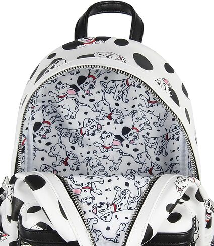 Loungefly Disney 101 Dalmatians Spots and Pups Lucky Penny Patch Allover Print Mini Backpack in Saudi Arabia
