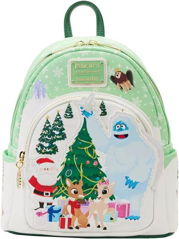 Loungefly Rudolph Holiday Group Mini Backpack, Multicolor, Standard in Saudi Arabia