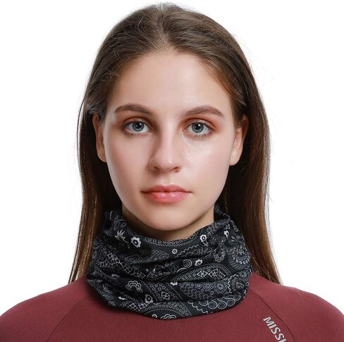 قناع وجه برقبة من Venswell للرجال والنساء، قناع وشاح بغطاء وجه باندانا بدون خياطة، بالاكلافا، عصابة رأس، غطاء للرأس، أغطية للرأس in Kuwait