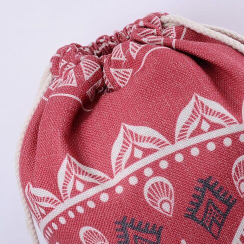 Miomao حقيبة ظهر برباط على طراز ماندالا حقيبة قماشية رياضية للشاطئ Daypack in Kuwait