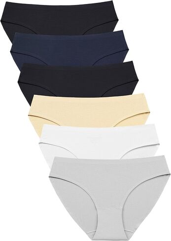 Wealurre Breathable Underwear Women Seamless Bikini Nylon Spandex Mesh Panties in Kuwait