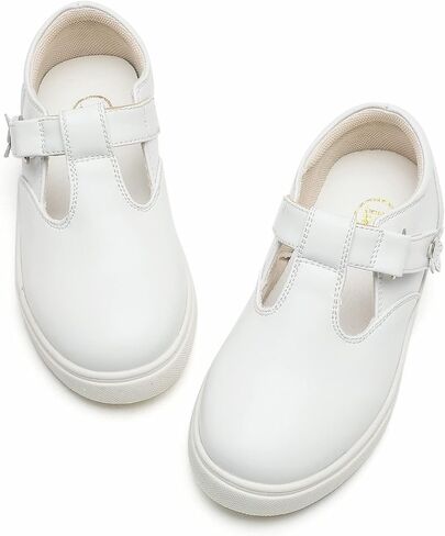 DADAWEN Girls Cute Mary Jane Flats School Uniform Shoes Comfort Sneakers (Toddler/Little Kid/Big Kid) in Kuwait