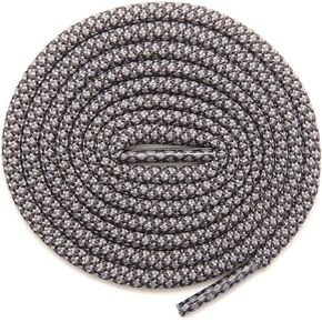 Round Athletic Shoelaces 2 Pair - For Mountaineering Hiking Walking Boot Thick Shoelace String Rope Shoe Laces