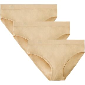Balanced Tech Women's 3 Pack Classic Seamless Hipster Brief Bikini Panties in Saudi Arabia