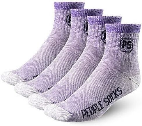 جوارب People Socks للرجال والنساء من صوف ميرينو 4 أزواج 71% ممتاز مع دعم للقوس صنع في الولايات المتحدة الأمريكية in Kuwait