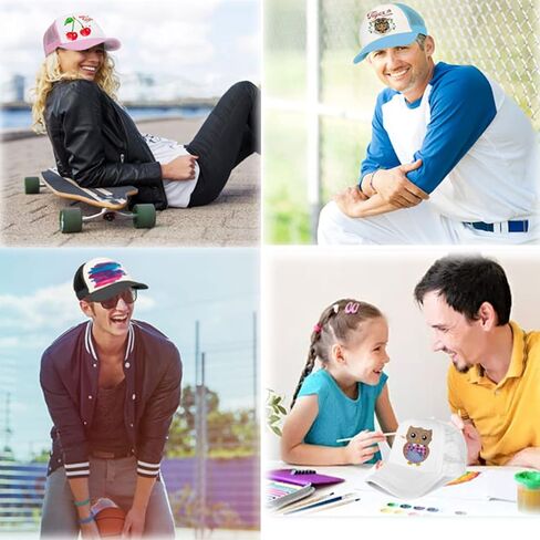 Funkeet التسامي القبعات رجل سائق شاحنة قبعة شبكة قبعات البيسبول النسائية القبعات المخصصة تصميم بنفسك in Kuwait