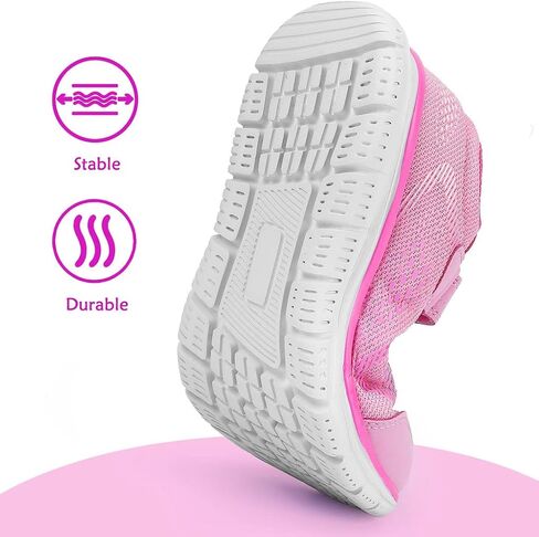 SPR&JOY Boys Girls Slip On Sneakers, Tennis Shoes for Girls Boys, Running Lightweight Breathable Sneaker, Schools Outdoor Kids Shoe in Saudi Arabia