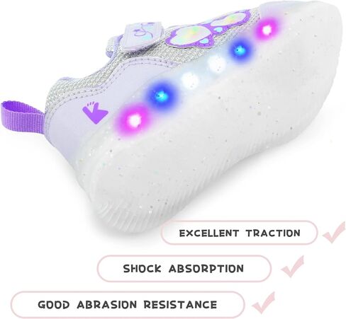 أحذية YESKIS للأطفال الصغار من الأولاد والبنات المضيئة بإضاءة LED وامضة خفيفة الوزن شبكية قابلة للتنفس أحذية رياضية رائعة للأطفال الصغار والأطفال الصغار in Kuwait