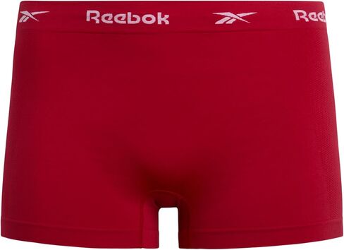 ملابس داخلية نسائية من Reebok - سراويل داخلية قصيرة بدون خياطة عالية الخصر مقاس كبير (4 عبوات) in Kuwait