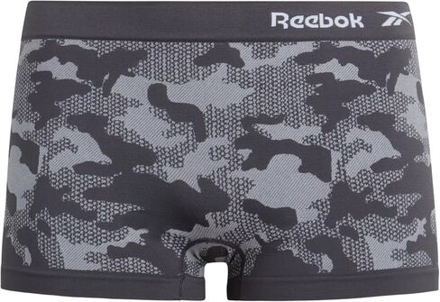 ملابس داخلية نسائية من Reebok - سراويل داخلية قصيرة بدون خياطة عالية الخصر مقاس كبير (4 عبوات) in Kuwait