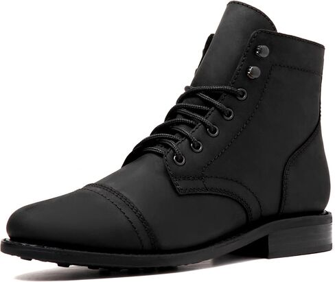 حذاء برقبة طويلة للسيدات من شركة Thursday Boot Company بمقدمة كاب كابتن للكاحل in Kuwait
