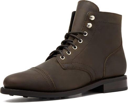 حذاء برقبة طويلة للسيدات من شركة Thursday Boot Company بمقدمة كاب كابتن للكاحل in Kuwait