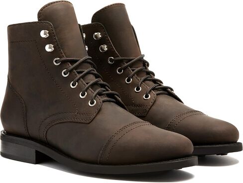 حذاء برقبة طويلة للسيدات من شركة Thursday Boot Company بمقدمة كاب كابتن للكاحل in Kuwait