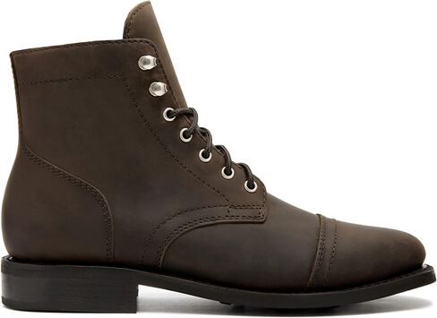 حذاء برقبة طويلة للسيدات من شركة Thursday Boot Company بمقدمة كاب كابتن للكاحل in Kuwait