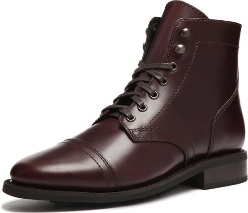 حذاء برقبة طويلة للسيدات من شركة Thursday Boot Company بمقدمة كاب كابتن للكاحل in Kuwait