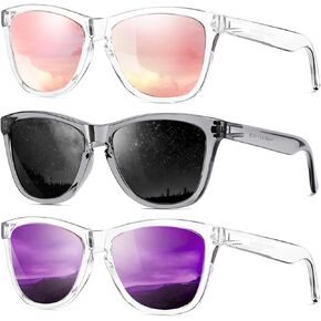 ELITERA Sunglasses Womens Polarized Sunglasses for Mens Womens Retro Mirror Lens for Driving Fishing UV400 Protection