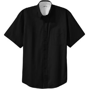 Joe's USA Men's Short Sleeve Wrinkle Resistant Easy Care Shirts in 21 Colors. Sizes XS-6XL