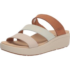 KEEN Women's Ellecity Slide Open Toe Slip on Comfortable Platform Wedge Sandals