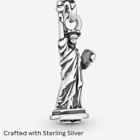 PANDORA Jewelry Statue of Liberty Sterling Silver Charm in Saudi Arabia
