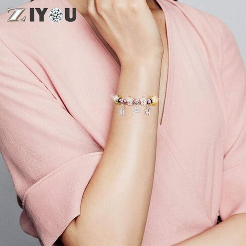 12 Zodiac Sign Charms for Charm Bracelets - 925 Sterling Silver Constellation/Horoscope Pendants in Kuwait