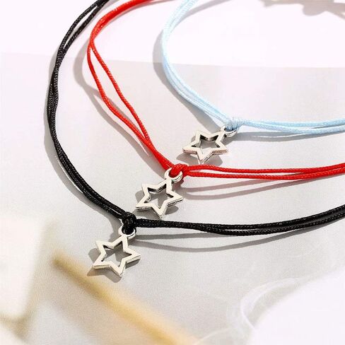 Yesteel العودة إلى سوار المدرسة، اليوم الأول من الهدايا المدرسية الأم ابنة الصداقة مطابقة الأساور، البوصلة القلب نجمة إنفينيتي سحر قابل للتعديل سلسلة الرغبات الأساور للنساء الفتيات المعلم in Kuwait