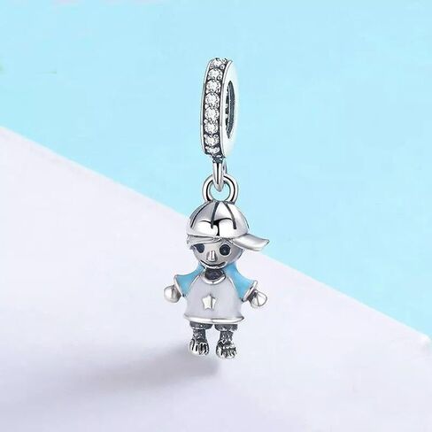 ABAOLA Boy OR Girl Dangle 925 Sterling Silver Child Charm Beads for Fashion Charms Bracelet & Necklace in Kuwait