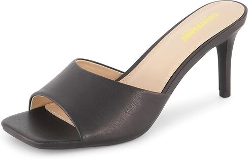 CUSHIONAIRE Evie Kitten Heel Sandals for Women, Slip On One Band Dress Sandals with Memory Foam, Wide Widths and 3 Inch Heel in Saudi Arabia