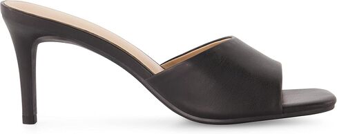 CUSHIONAIRE Evie Kitten Heel Sandals for Women, Slip On One Band Dress Sandals with Memory Foam, Wide Widths and 3 Inch Heel in Saudi Arabia