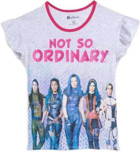 Disney Descendants Mal Evie Uma Carlos Jay 3 Pack Short Sleeve T-Shirt in Saudi Arabia