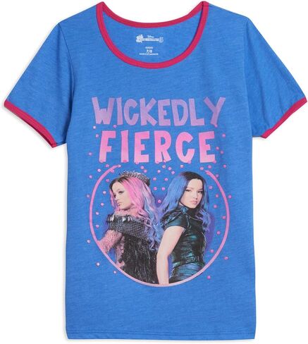 Disney Descendants Mal Evie Uma Carlos Jay 3 Pack Short Sleeve T-Shirt in Saudi Arabia