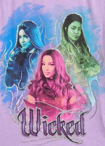 Disney Descendants Mal Evie Uma Carlos Jay 3 Pack Short Sleeve T-Shirt in Saudi Arabia