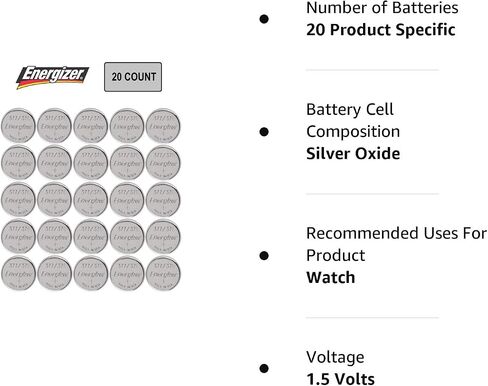 Energizer 377/376 Twenty Pack 1.5volt battery SR626SW in Saudi Arabia