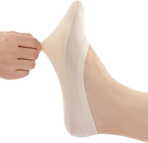 R RELAXIFE Womens No Show Thin Socks Cotton Nylon Low Cut Liner Non Slip hidden Invisible Socks for Flats Sneaker 4-6 pack in Kuwait