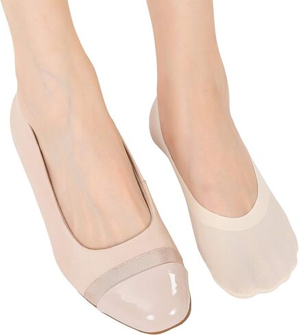 R RELAXIFE Womens No Show Thin Socks Cotton Nylon Low Cut Liner Non Slip hidden Invisible Socks for Flats Sneaker 4-6 pack in Kuwait