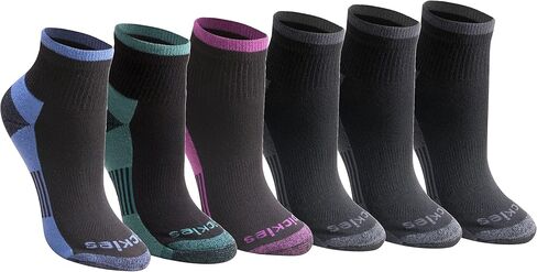 Dickies Women's 6 Pack Dritech Quarter Socks in Saudi Arabia