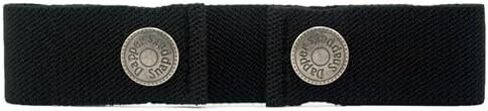 Dapper Snappers Made in USA Original Toddler Adjustable Belt-Black in Saudi Arabia