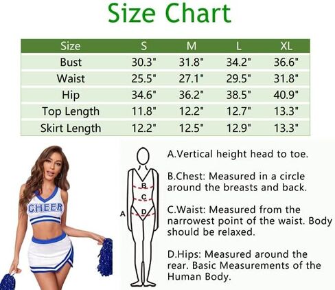 Cheerleader Costume for Women Sexy Cheerleading 3pcs Halloween Costumes Cheer Outfit for School Musical Party in Saudi Arabia