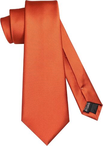 JEMYGINS Mens Solid Color 7cm Silk Tie for Business and Wedding in Kuwait