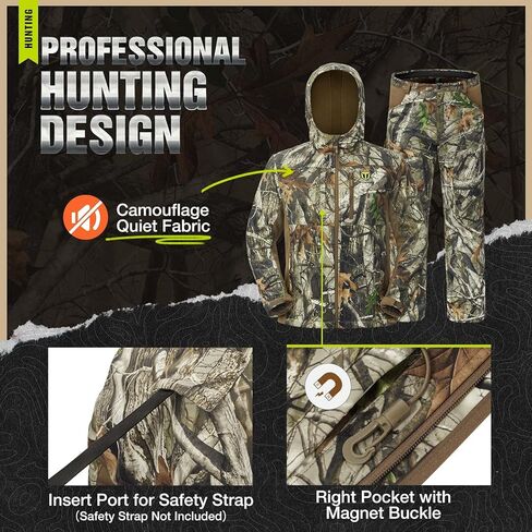 TIDEWE Hunting Clothes (Next Camo G2, XL) & Hunting Backpack in Saudi Arabia