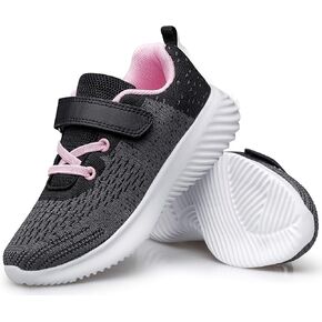 Wonvatu Toddler Little Kid Sneakers Boys Girls Cute Strap Walking Athletic Running Sports Shoes